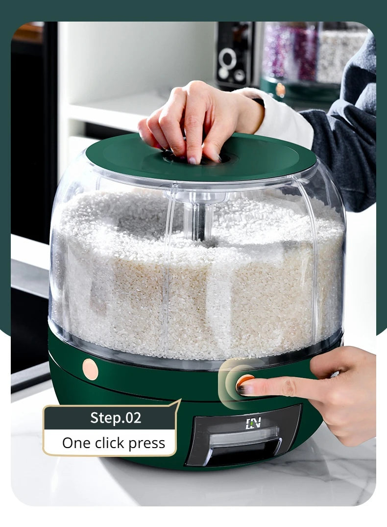 Grain Storage Container Dispenser