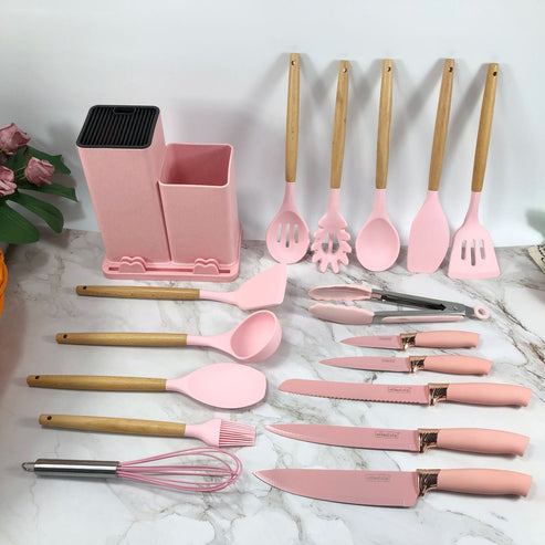 KITCHEN UTENSILS 19 PC