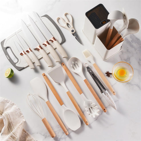 KITCHEN UTENSILS 19 PC