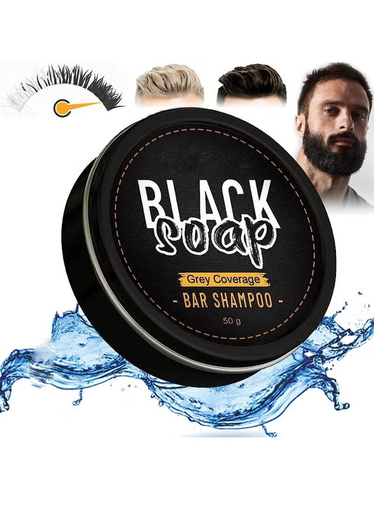 🖤 Black Shampoo Bar Soap for Men