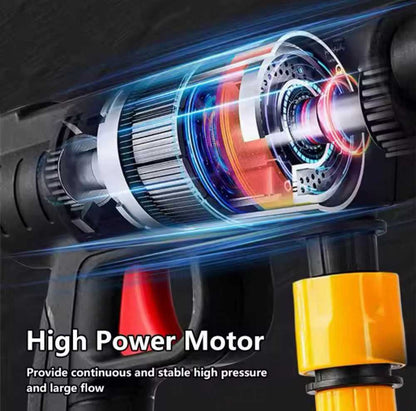 مسدس غسيل سيارات يعمل ببطاريتين