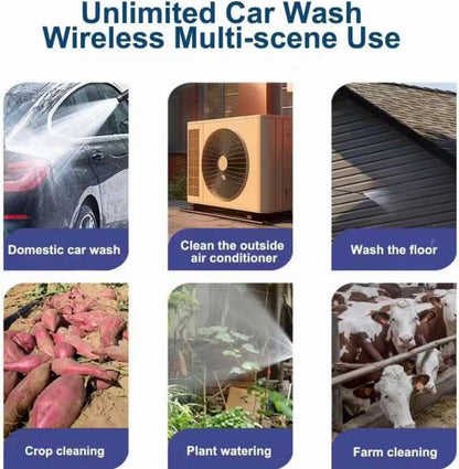 مسدس غسيل سيارات يعمل ببطاريتين