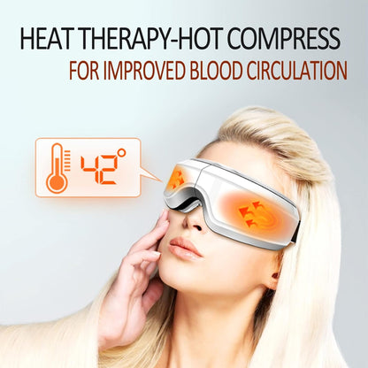 Hot Compress Eye Mask Bluetooth Eye Protector Massager