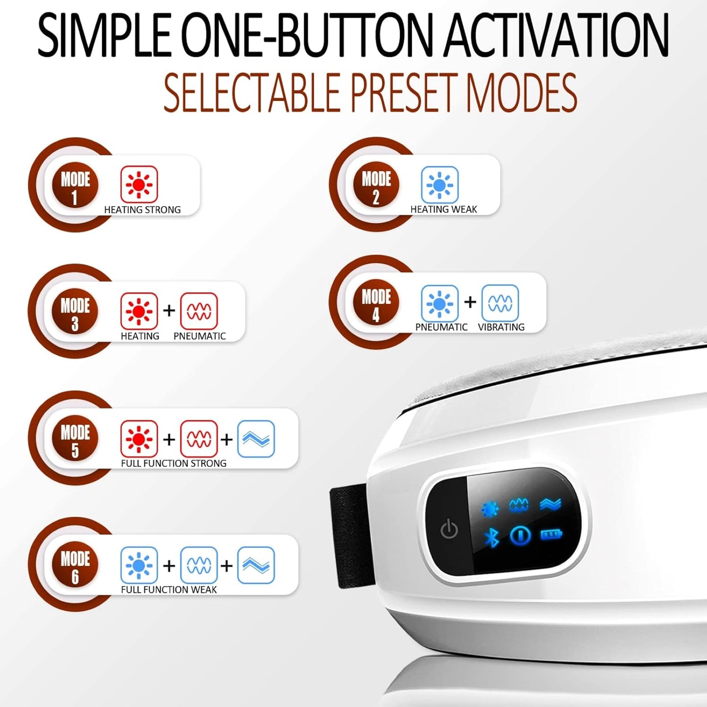 Hot Compress Eye Mask Bluetooth Eye Protector Massager