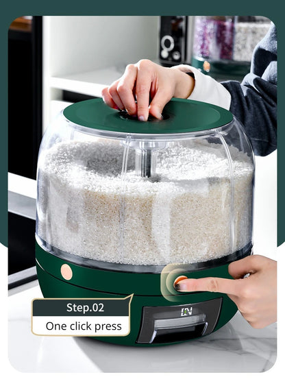 Grain Storage Container Dispenser
