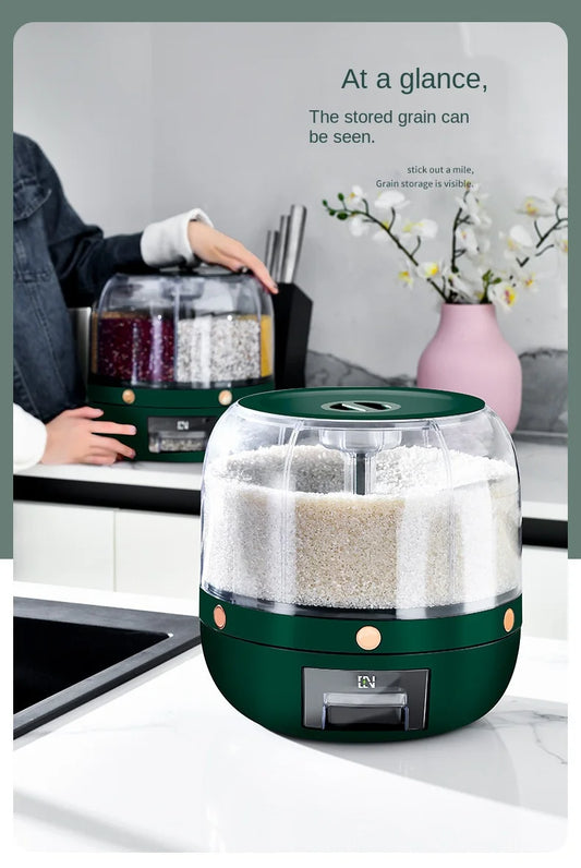 Grain Storage Container Dispenser