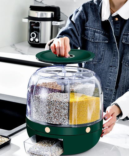 Grain Storage Container Dispenser