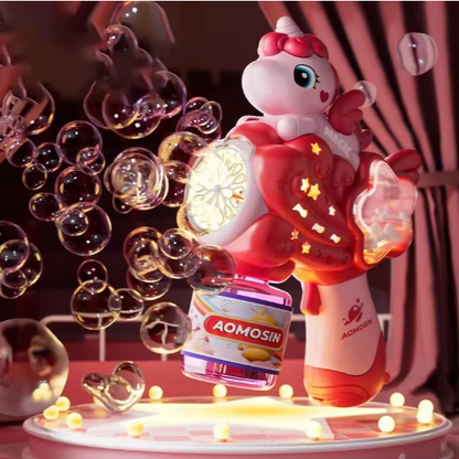 Unicorn Snowflake Bubble Gun