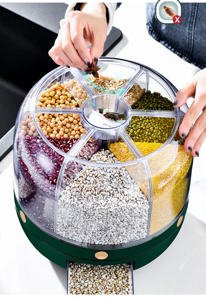 Grain Storage Container Dispenser