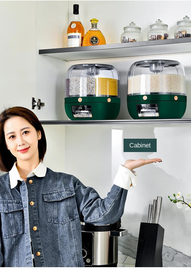 Grain Storage Container Dispenser