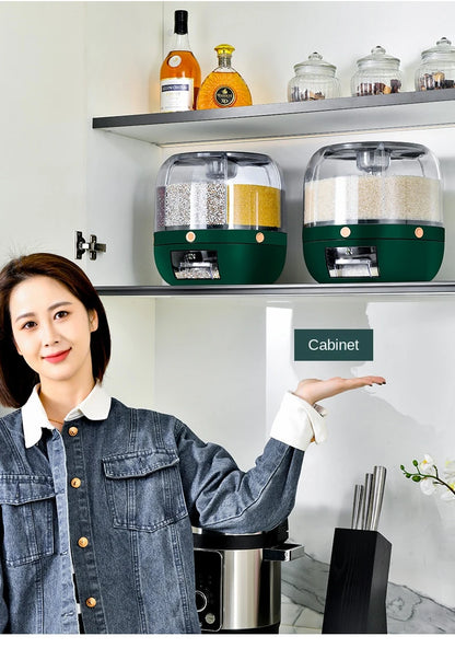 Grain Storage Container Dispenser