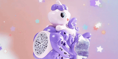 Unicorn Snowflake Bubble Gun