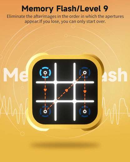 Tic Tac Toe Bolt Game, Electronic 4-in-1 Handheld Puzzle Game Console